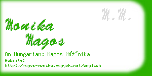 monika magos business card